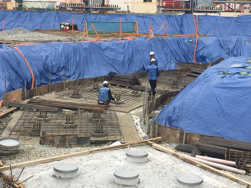 PHC파일 두부보강재 현장시공