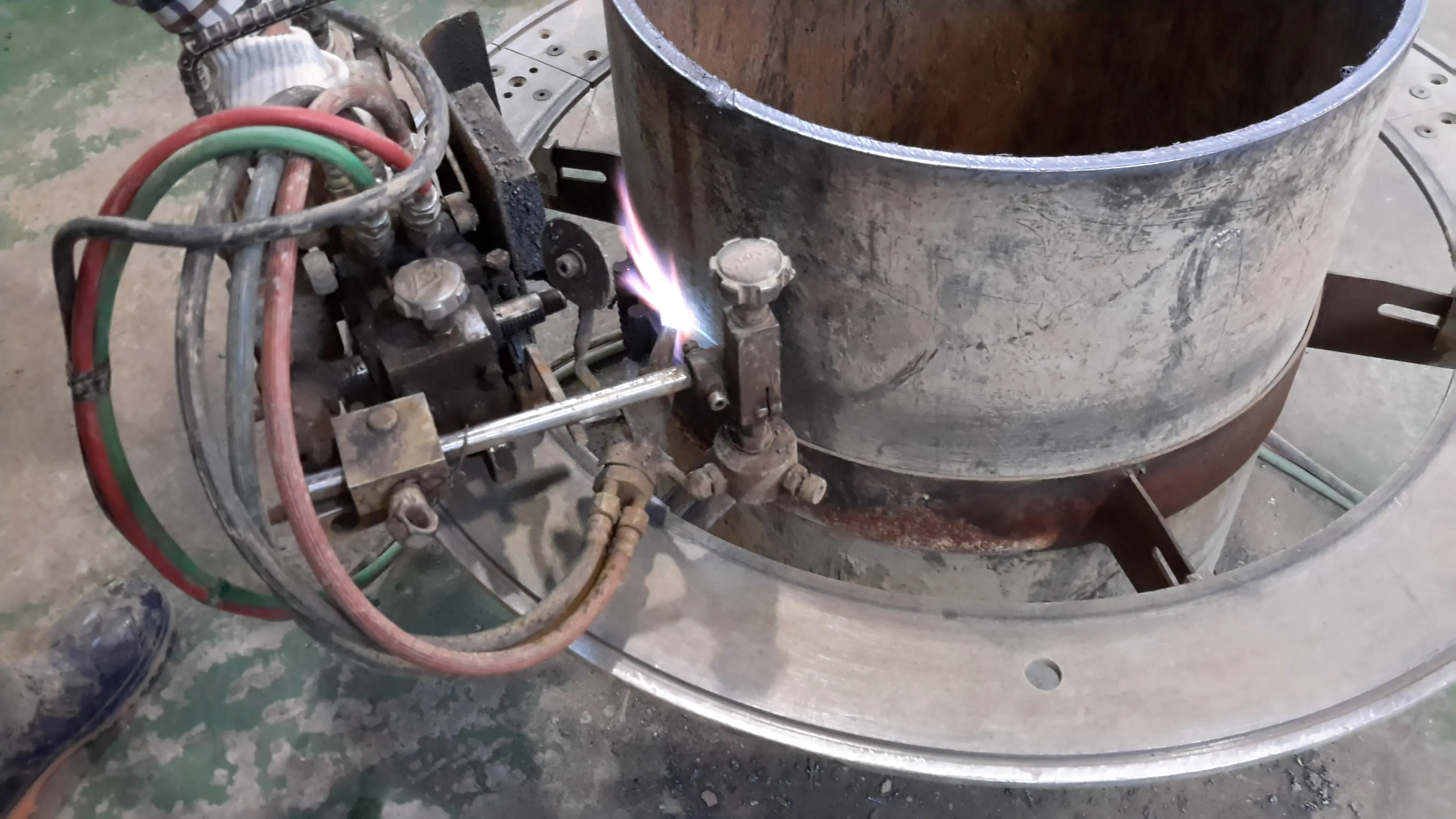 강관파일 두부정리 이미지 4