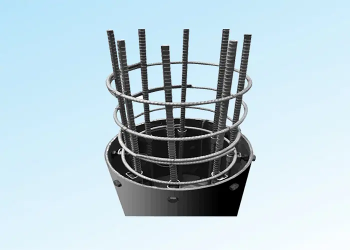 강관파일 두부보강 자재